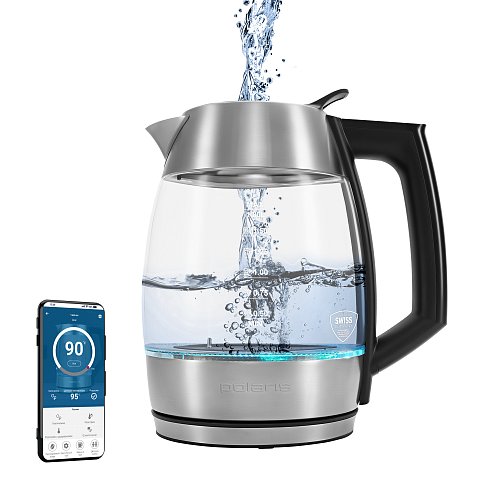 Wasserkocher Polaris PWK 1841CGLD WI-FI IQ Home фото 1