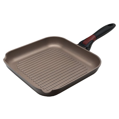 Grill pan with removable handle Polaris One Click OC-26G Ø26 cm фото 1