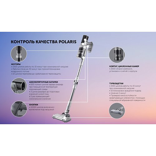Бездротовий пилосос Polaris PVCS 4010 FusionPRO фото 28