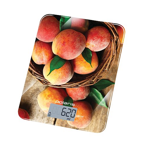 Electronic kitchen scales Polaris PKS 1043DG Peaches фото