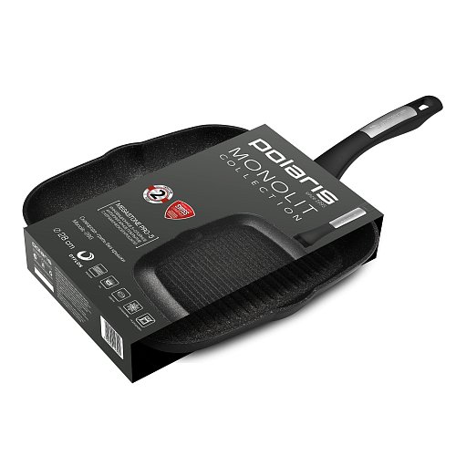 Grillpfanne ohne Deckel Polaris Monolit-28G фото 4