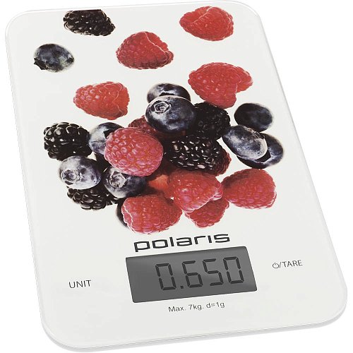 Electronic kitchen scales Polaris PKS 0740DG Berries фото