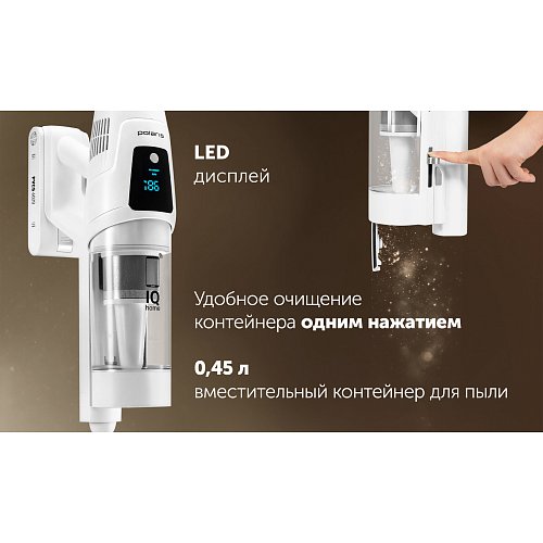 Сымсыз шаңсорғыш Polaris PVCS 6020 Cyclonic Way PRO Wi-Fi IQ Home фото 23