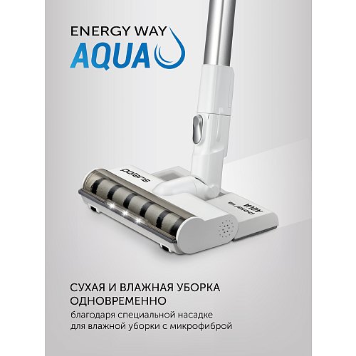 Бесправадной пыласос Polaris PVCS 7000 Energy WAY AQUA фото 10