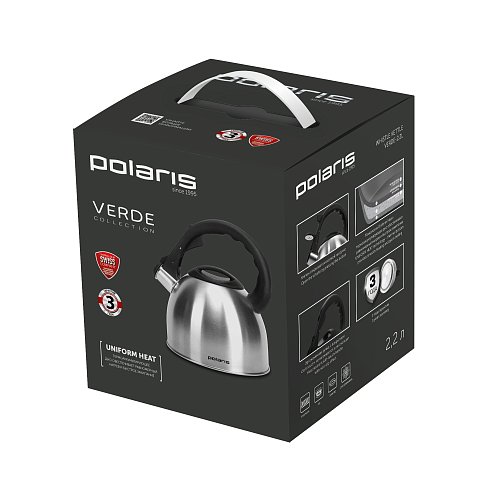 Whistle kettle Polaris Verde-2.2L фото 4