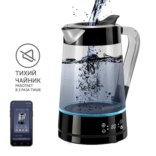 Kettle Polaris PWK 1715CGLD Wi-Fi IQ Home фото 1