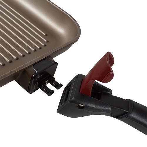 Grill pan with removable handle Polaris One Click OC-26G Ø26 cm фото 10