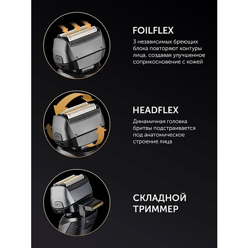 Електрична бритва Polaris PMF 1014RC wet&dry 5D PROF 3+ фото 14