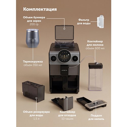 Кофемашина Polaris PACM 2068ac фото 18