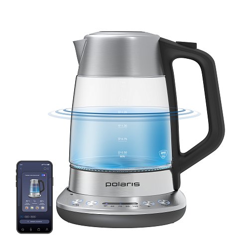 Wasserkocher Polaris PWK 1775CGLD WIFI IQ Home фото 1