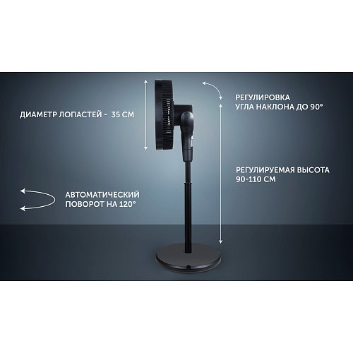 Вентилятор для підлоги Polaris PSF 4012 фото 11