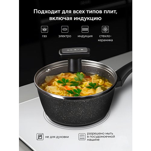 Қақпағы бар шөміш Polaris Monolit-16SP фото 5