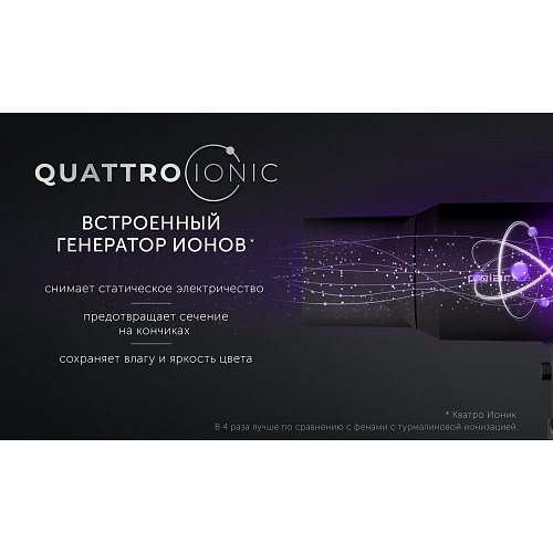 Шаш кептіргіш PHD 2044Ti Quattro Ionic фото 11