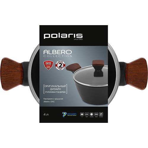 Pot with lid Polaris Albero-24C фото 6