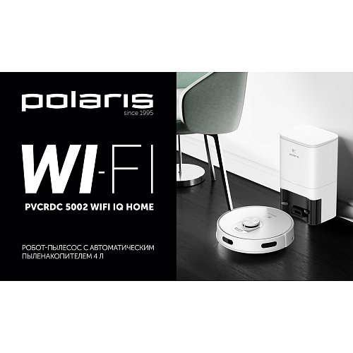 Робот-пилосос PVCRDC 5002 Wi-Fi IQ Home фото 8
