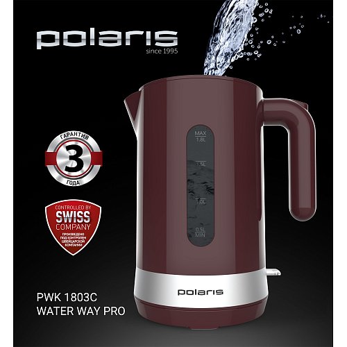 Чайнік Polaris PWK 1803C Water Way Pro фото 5