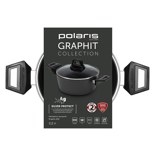 Saucepan with lid Polaris Graphit-20C фото 5