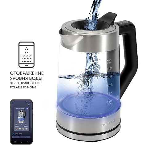 Electric kettle Polaris PWK 1725CGLD Wi-Fi IQ Home фото 1