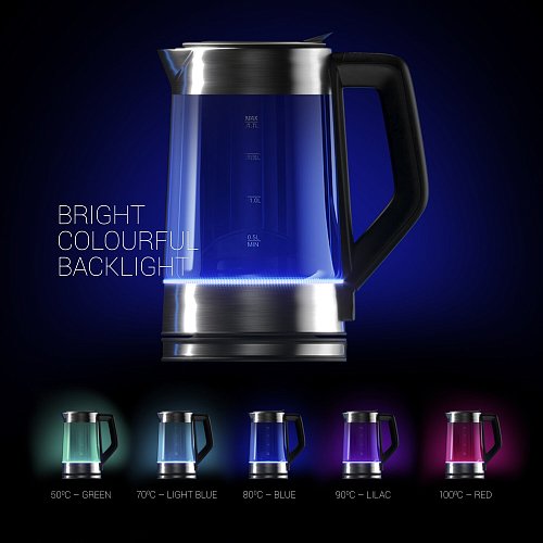 Electric kettle Polaris PWK 1725CGLD Wi-Fi IQ Home фото 12