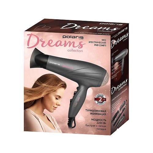 Hair dryer Polaris PHD 2248Ti Dreams Collection фото 10