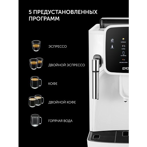 Кофемашін Polaris PACM 2044SW фото 7