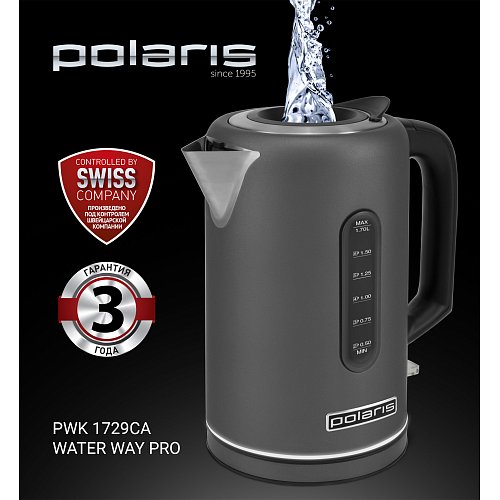 Чайник Polaris PWK 1729CA Water Way Pro фото 5