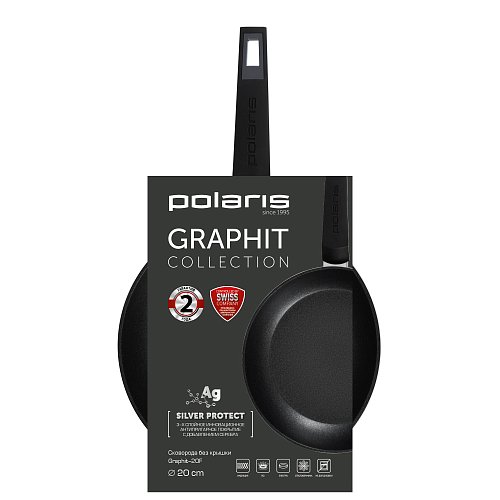 Bratpfanne Polaris Graphit-20F ohne Deckel Ø20 cm фото 5