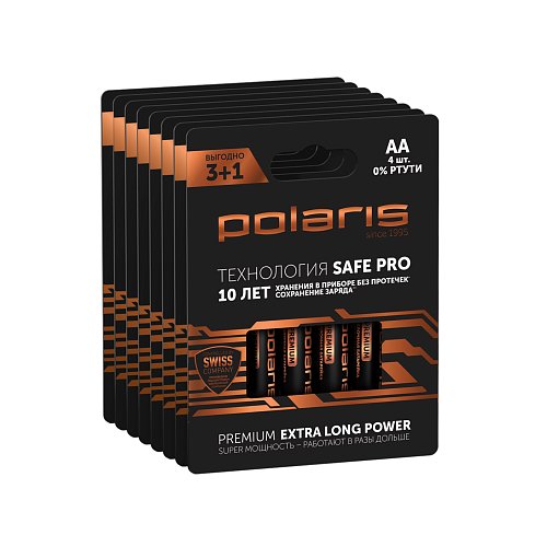 Батарэйкі шчолачныя Polaris PB AA (LR6) (32шт) Premium фото 1