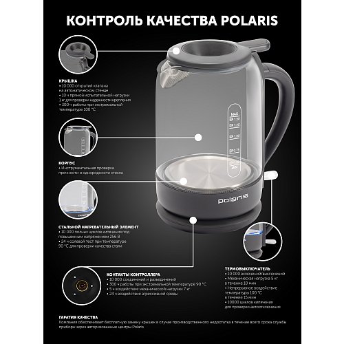 Чайник Polaris PWK 1753CGL фото 15