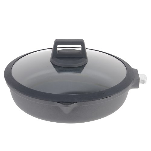 Патэльня літая Calido-24FP са здымнай ручкай і вечкам фото 4