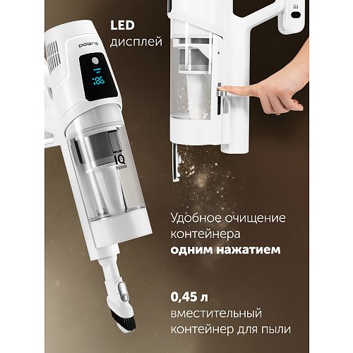 Пыласос бесправадной Polaris PVCS 6020 Cyclonic Way PRO Wi-Fi IQ Home фото 23