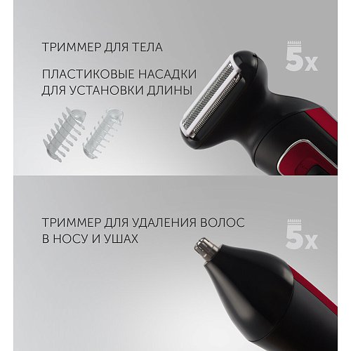 Машинка-тример для стрижки Polaris PHC 3019RC Retro фото 11