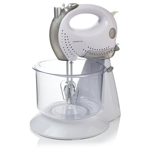 Hand mixer with bowl Polaris PHM 3006B grey фото
