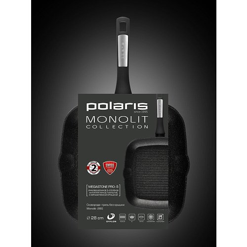 Қақпағы жоқ табаны гриль Polaris Monolit-28G фото 14