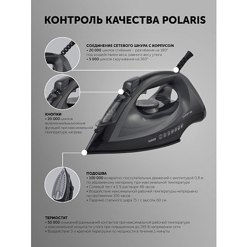 Прас Polaris PIR 2605AK 3m фото 9