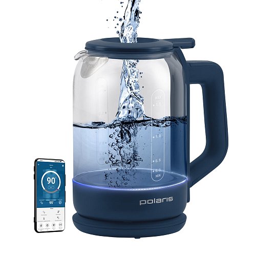 Electric kettle Polaris PWK 1720CGLD Wi-Fi IQ Home фото