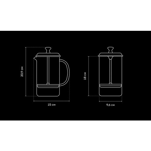Фрэнч-прэс Polaris Graphit-1000FP (1000 мл) фото 10