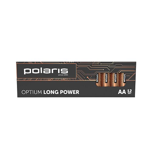 Батарейки лужні Polaris PB АА (12шт) OPTIUM фото 1
