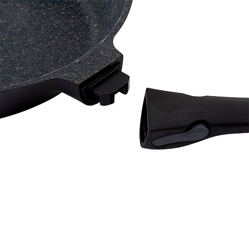 Fry pan without lid Polaris Granitum PRO-28FD with removable handle Ø28 cm фото 9