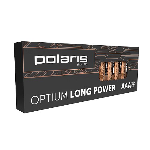 Батарэйкі шчолачныя Polaris PB ААА (12шт) OPTIUM фото 2
