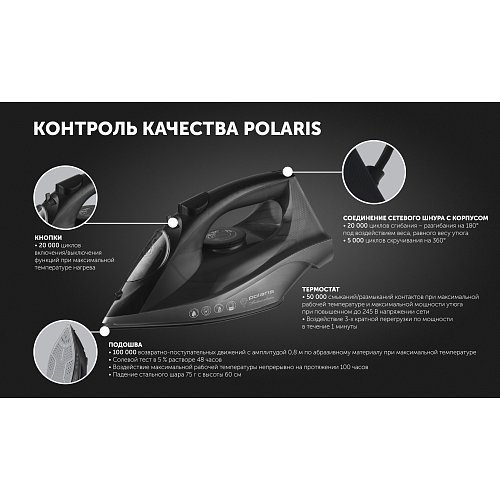 Үтік Polaris PIR 2430K фото 9