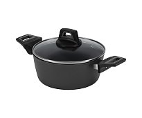 Topf mit Deckel Polaris Graphit-24C