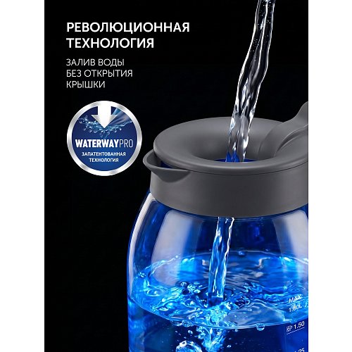 Чайник Polaris PWK 1797CGL Water Way Pro фото 12
