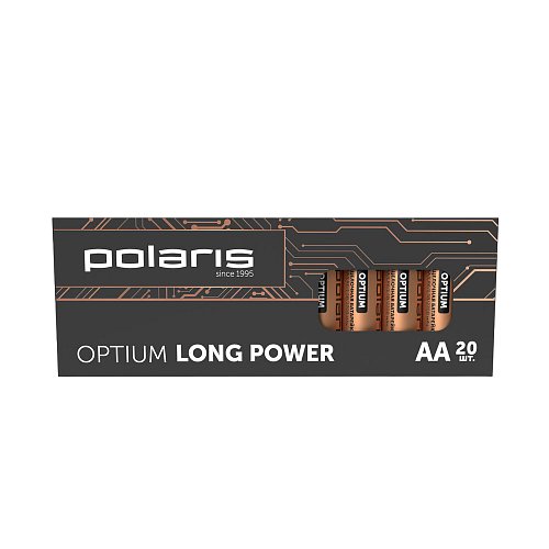 Батарейки лужні Polaris PB АА (20шт) OPTIUM фото 1