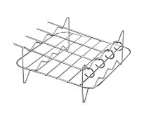 Рашотка з 4 шампурамі для аэрагрыля Polaris PAFA 6001