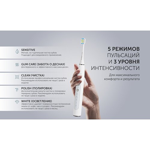 Електрична зубна щітка Polaris PETB 0220 T фото 7