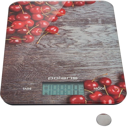 Electronic kitchen scales Polaris PKS 1046DG Cherry фото 5