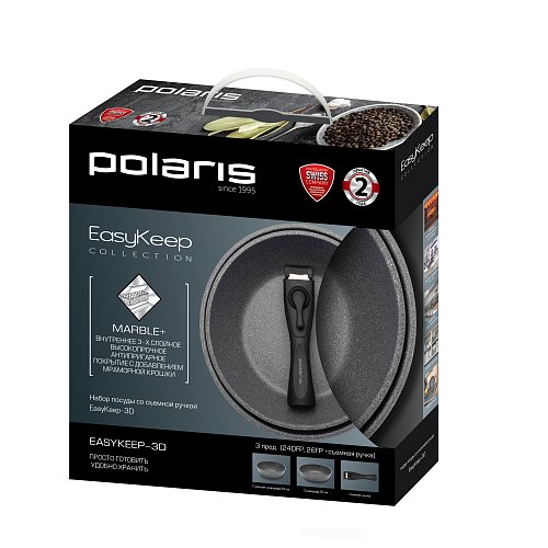 Набір посуди Polaris EasyKeep-3D - 3 предметів фото 8