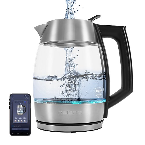 Wasserkocher Polaris PWK 1841CGLD WI-FI IQ Home фото 1