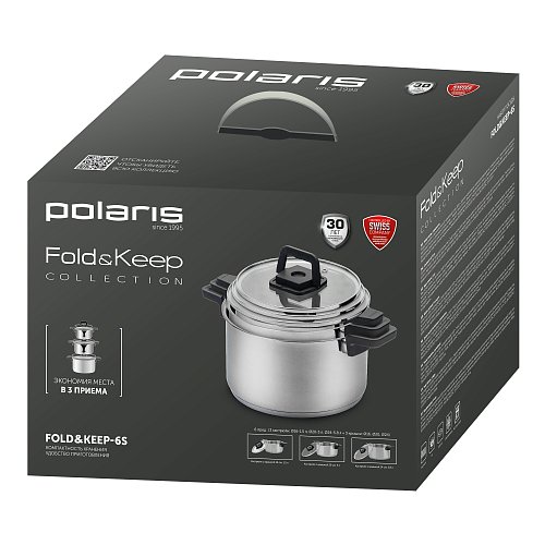 Batterie de cuisine Polaris Fold & Keep-6S - 6 pièces фото 5